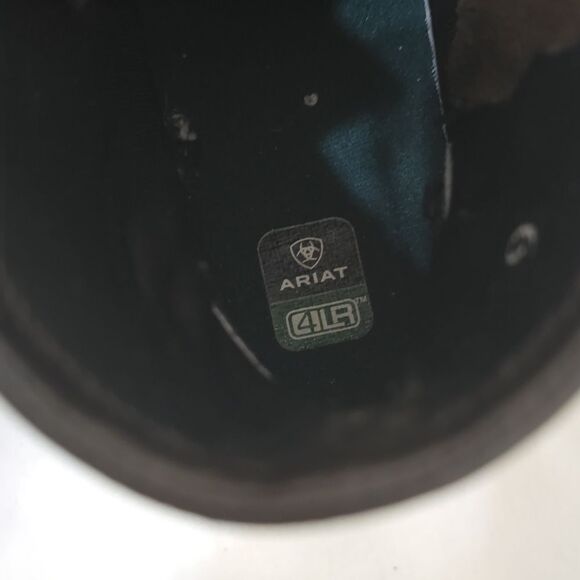 Ariat Work , side zipper Waterproof Leather Boots men's Size 6 - Picture 5 of 9